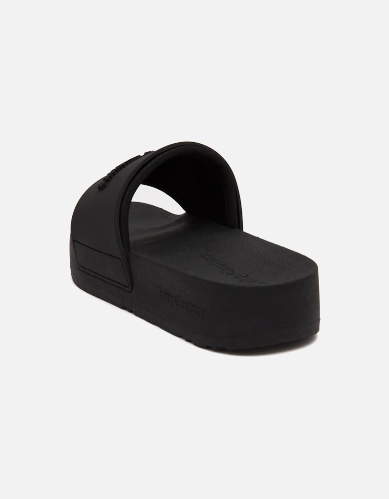 BREANNA Rubber Women's Black Slides