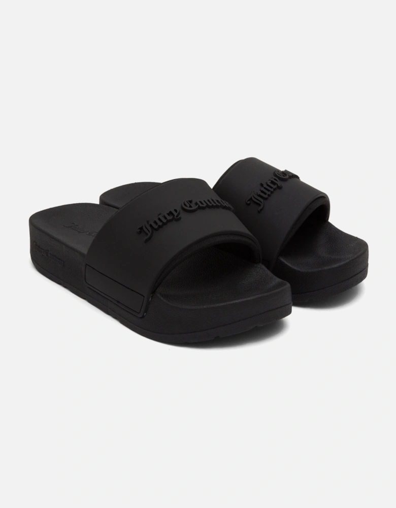 BREANNA Rubber Women's Black Slides