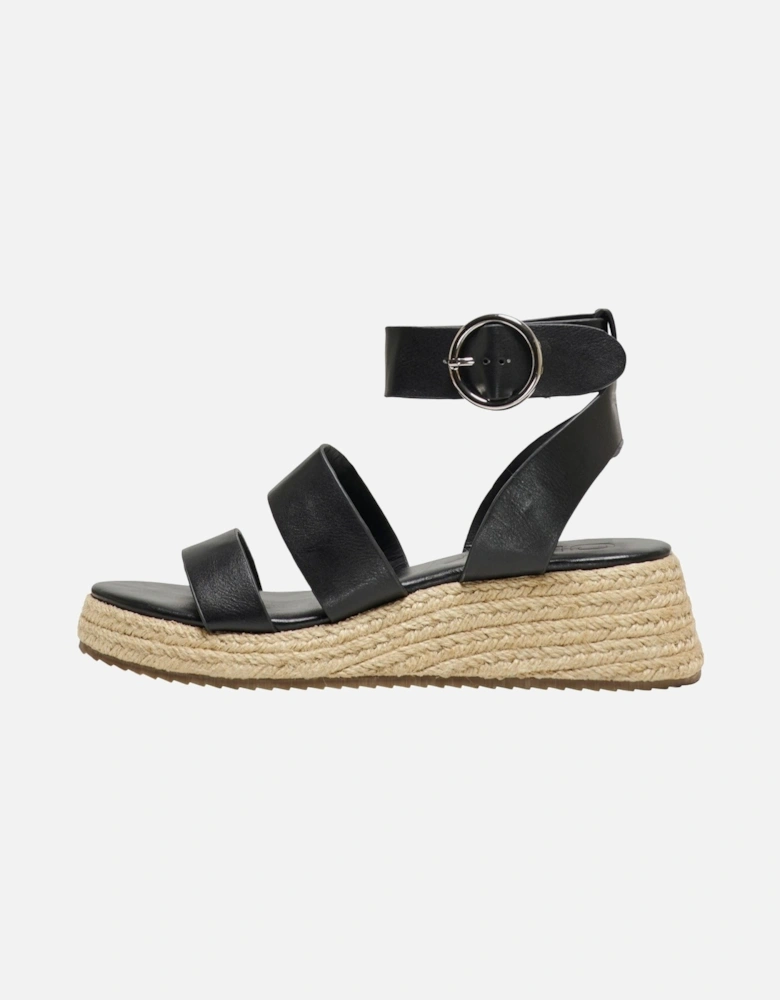 MINERVA-1 Polyurethane Women's Black Espadrilles