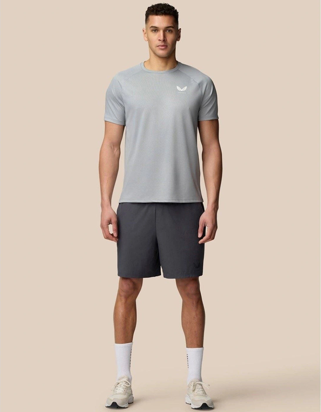 Adapt T-Shirt Polyester Men's Grey