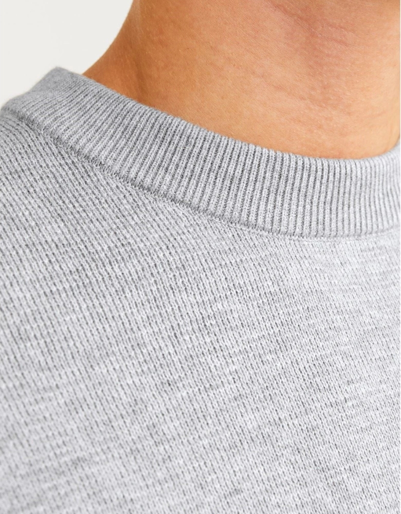 Milano Stitch Cotton Men's Grey Sweatshirt