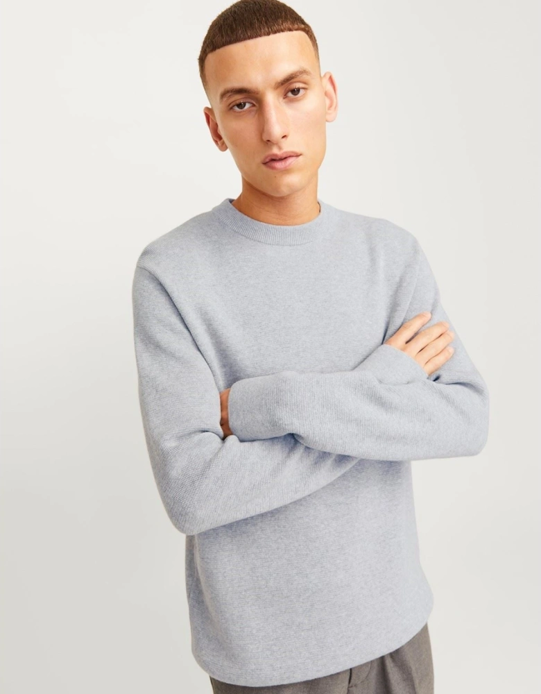 Milano Stitch Cotton Men's Grey Sweatshirt