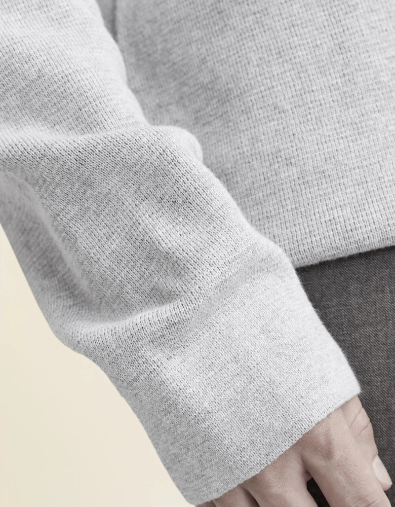 Milano Stitch Cotton Men's Grey Sweatshirt
