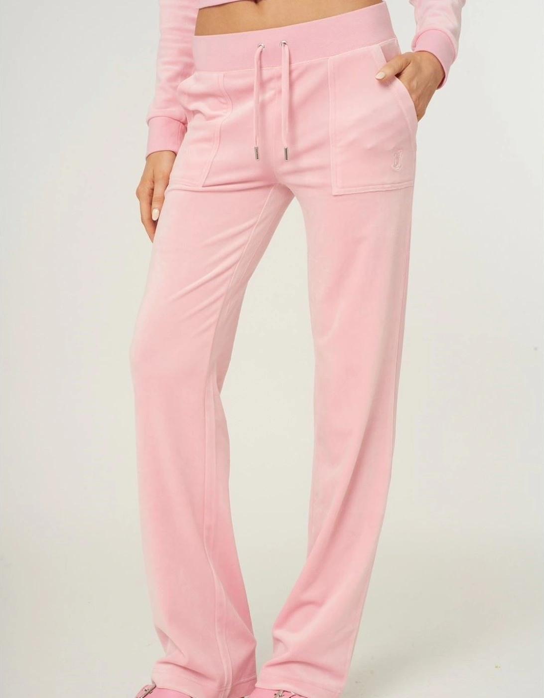Juicy Couture Women's Pink Del Ray Pant Polyester Juicy Joggers - : 16/None Xl