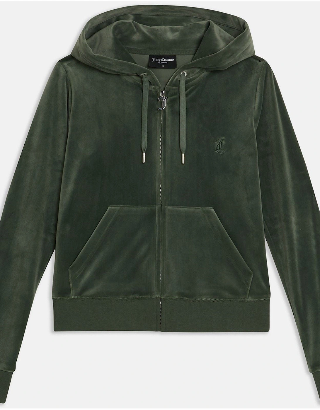 Robertson Classic Jacket Polyester Women's Green Hooded Sweatshirt