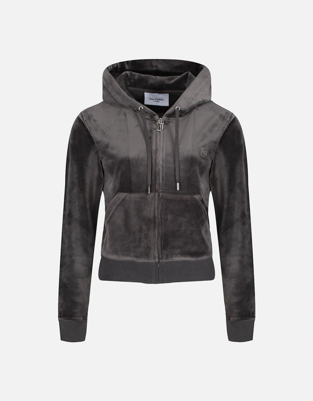 Robertson Classic Jacket Polyester Women's Grey Hooded Sweatshirt