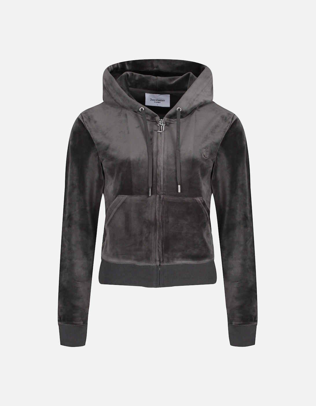 Robertson Classic Jacket Polyester Women's Grey Hooded Sweatshirt