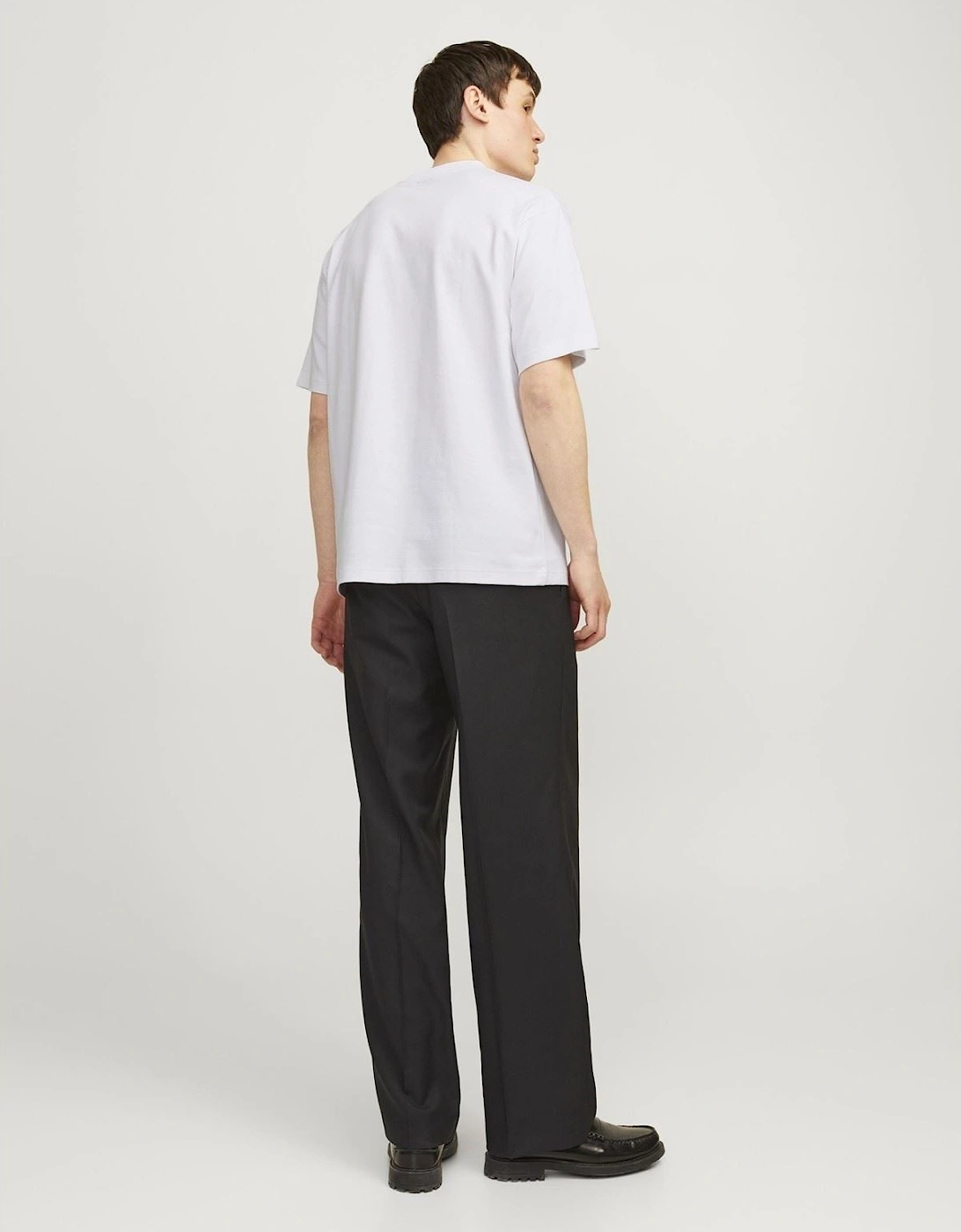 Chad Branding Cotton Men's White T-Shirt
