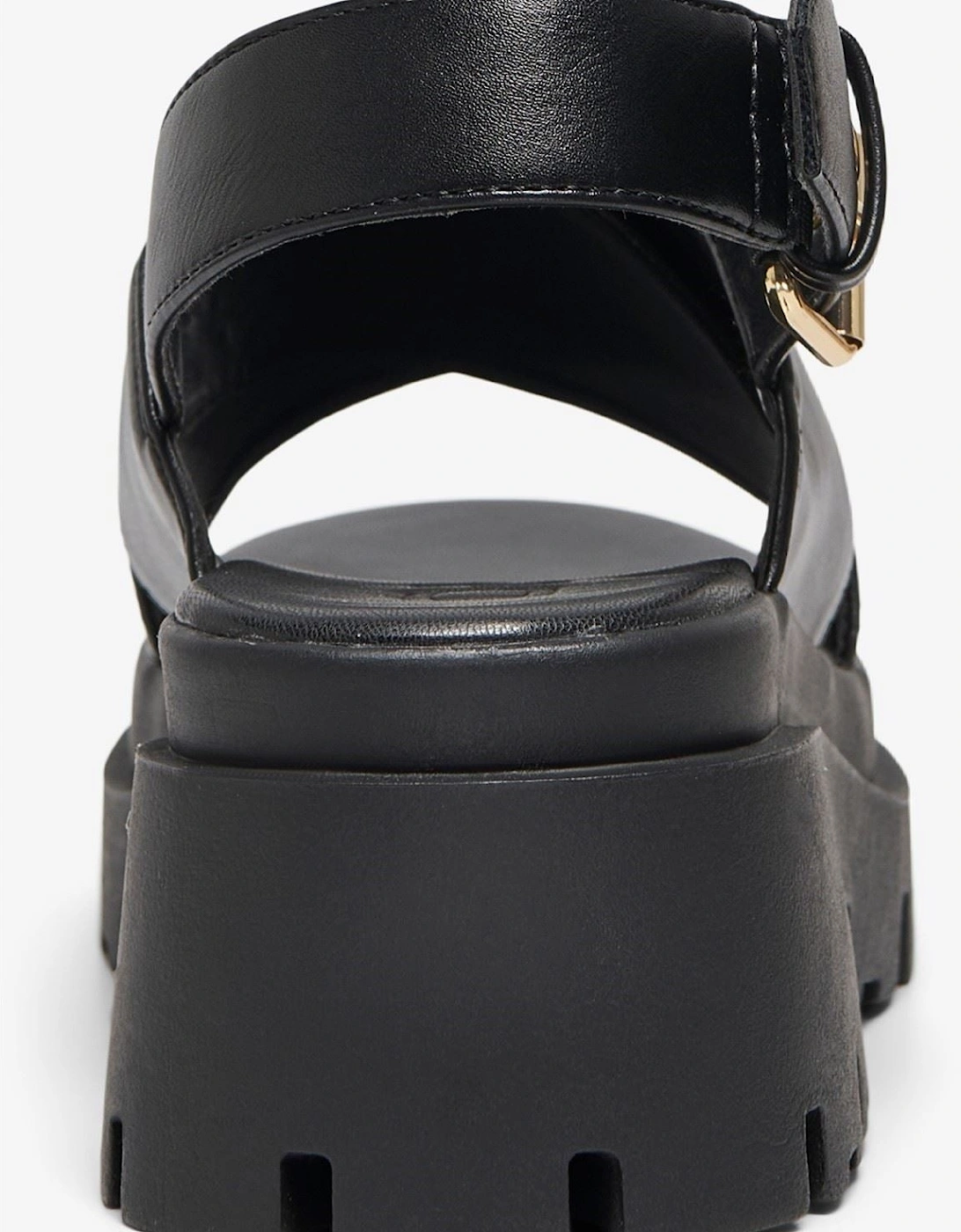 DOJA-10 Polyurethane Women's Black Sandals