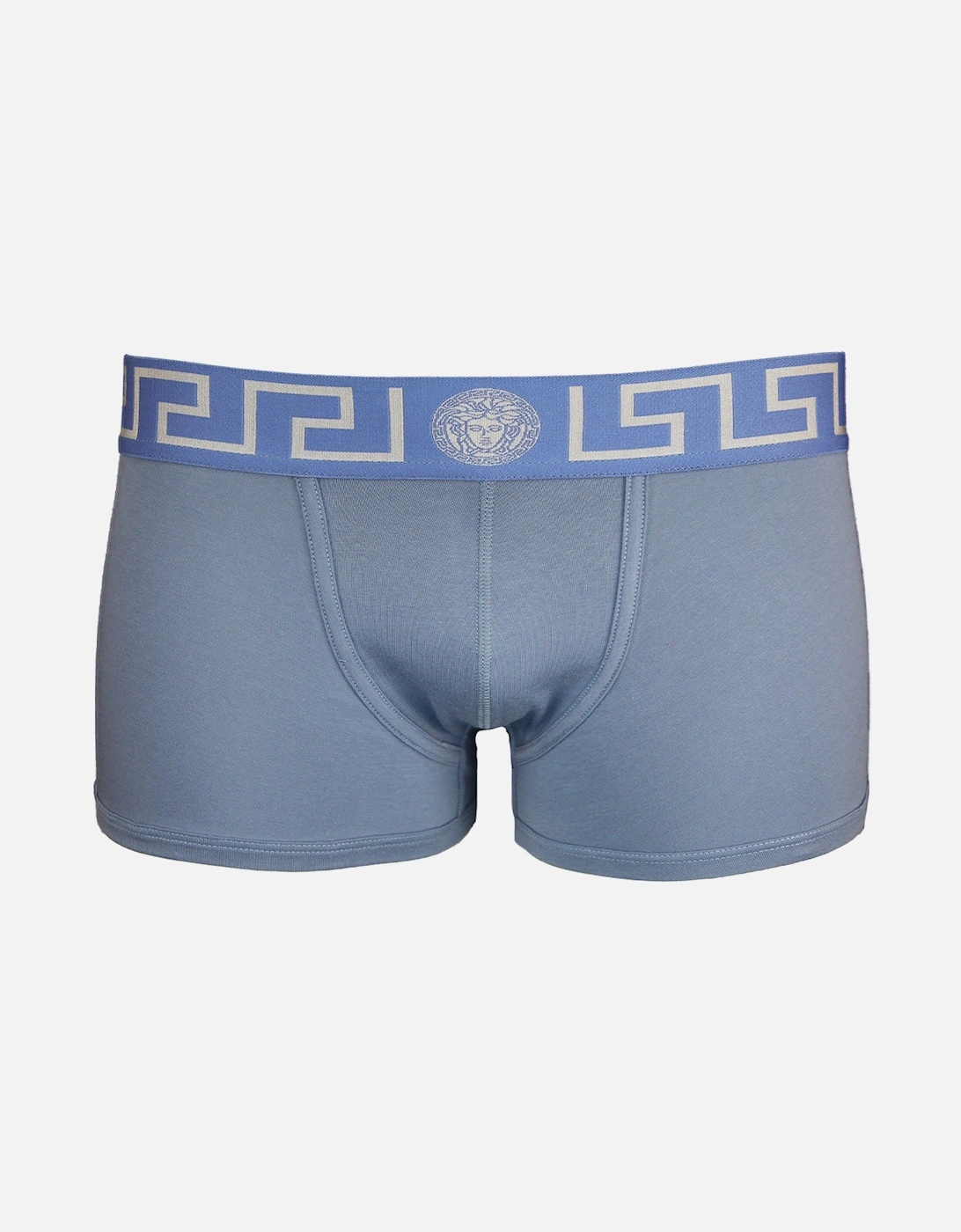 Greca Border Boxer Trunk, Stone Blue/Silver, 3 of 2