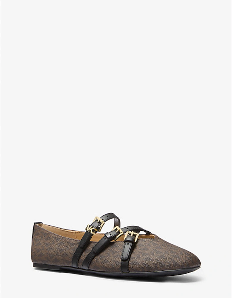 Indy Flex Signature Logo Ballet Flat