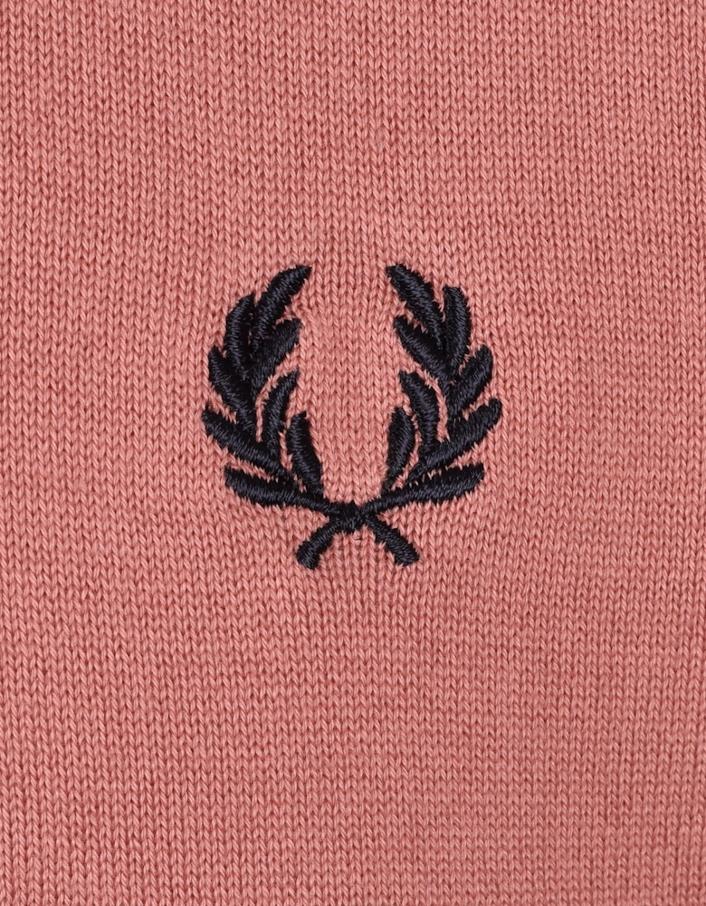 Cotton Knitted Polo Putty Pink