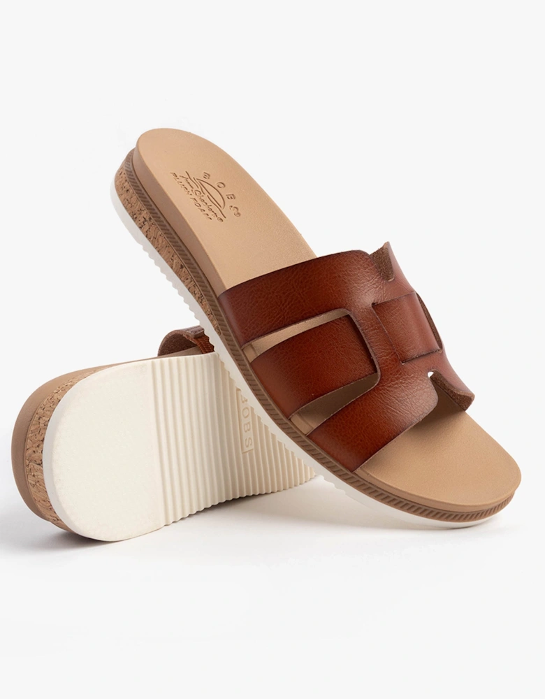 BOBS DESERT KISS LOW - PEAK LOOK Womens Sandals Chestnut