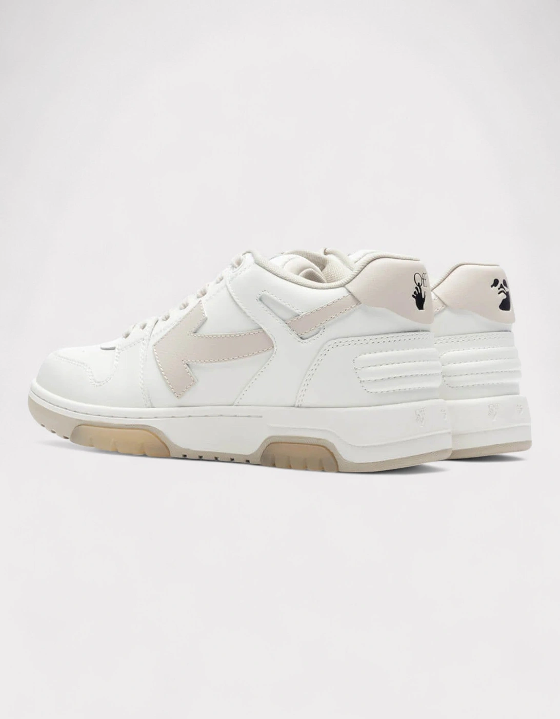 Out Of Office Leather White Beige