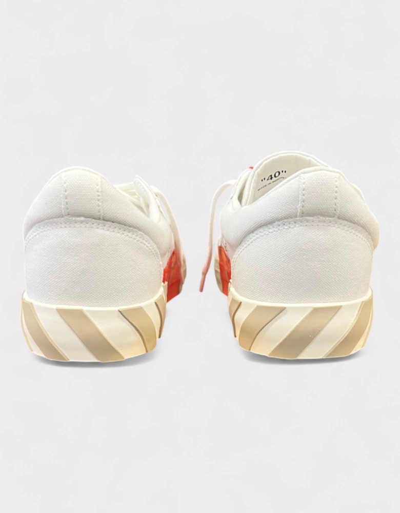 Canvas Vulc Low White Sand
