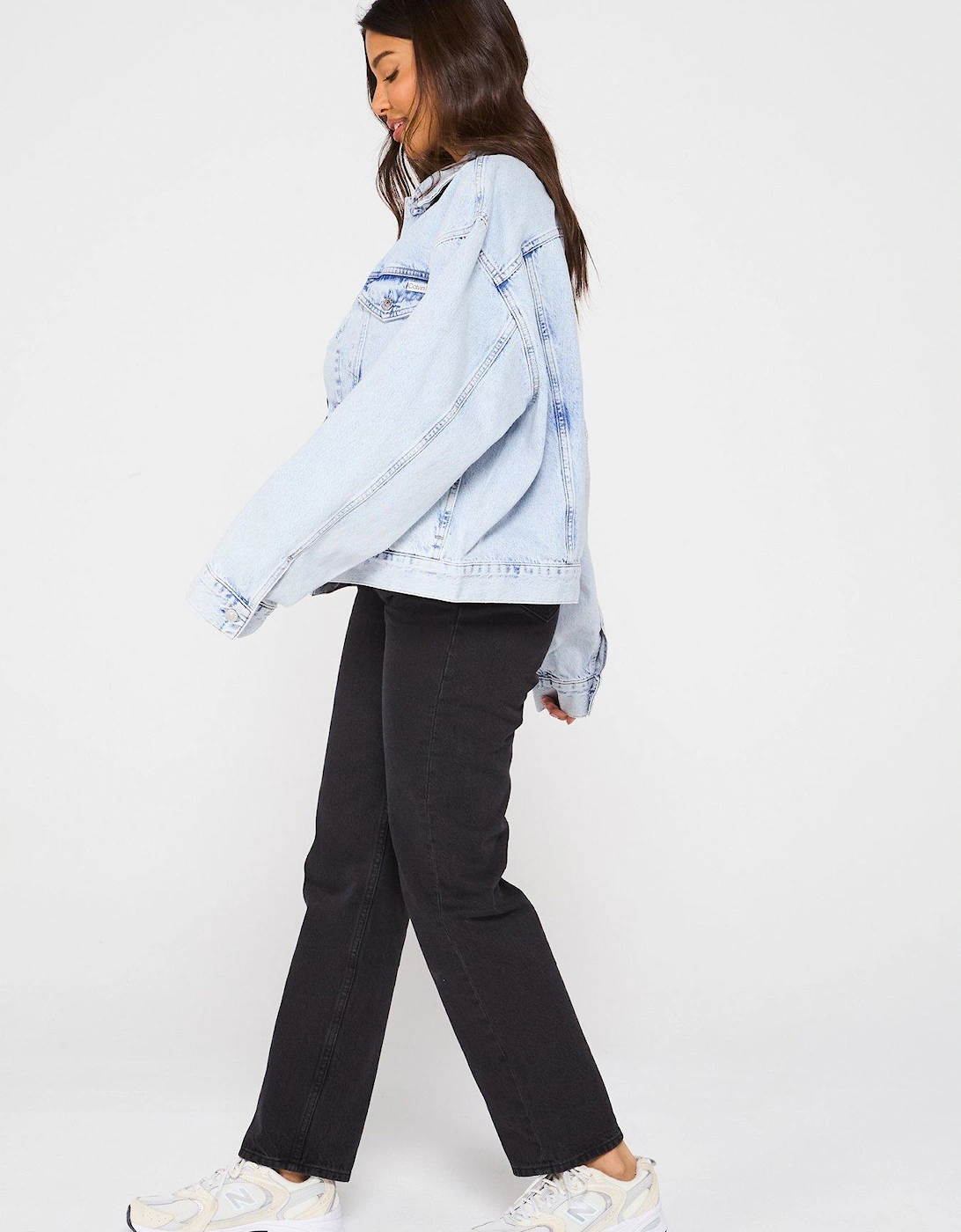 Boxy Denim Jacket - Blue