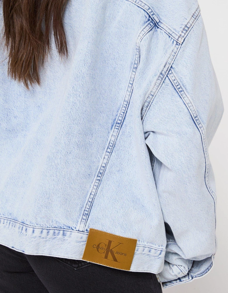 Boxy Denim Jacket - Blue