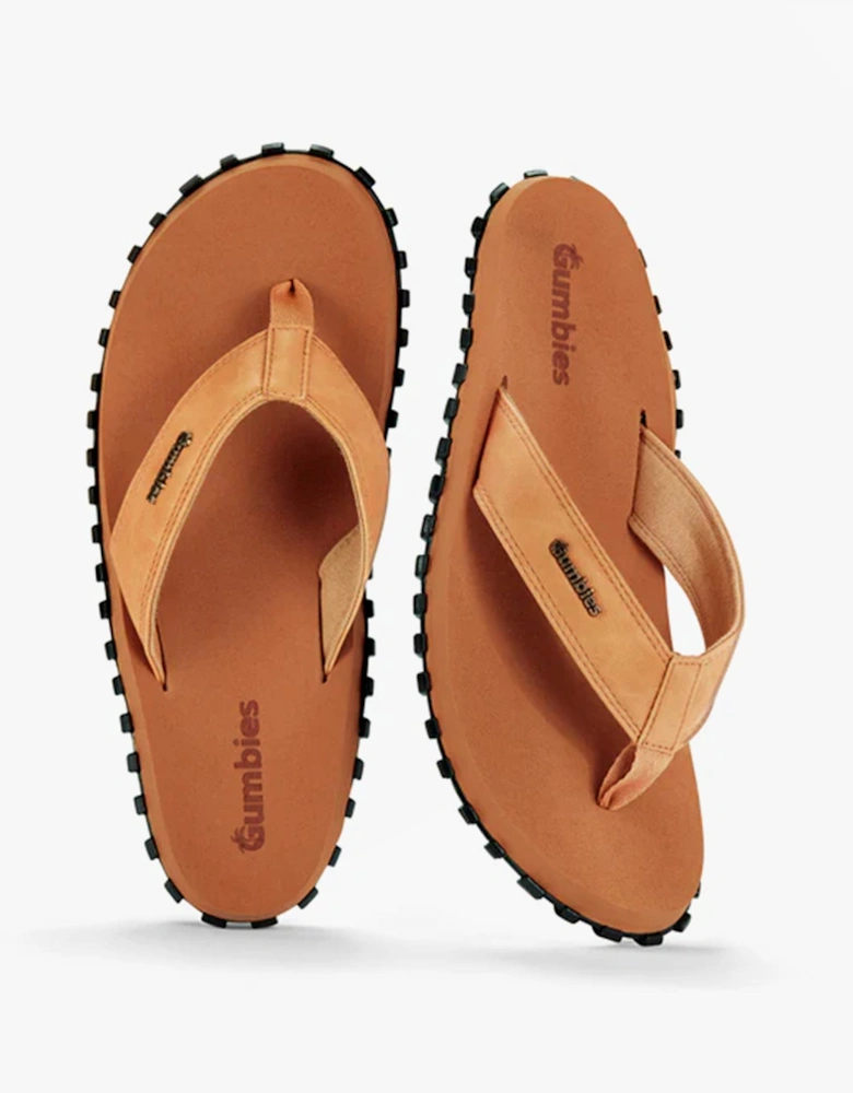 VEGOVERT Unisex Flip-Flops Tan
