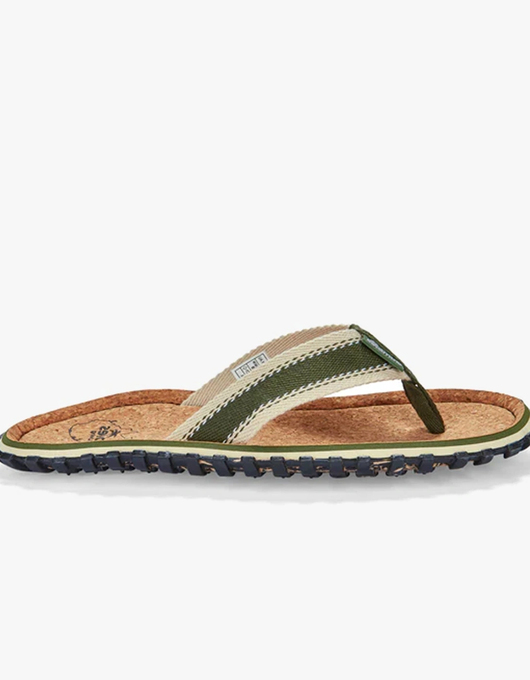 CORKER Unisex Flip-Flops Khaki, 7 of 6