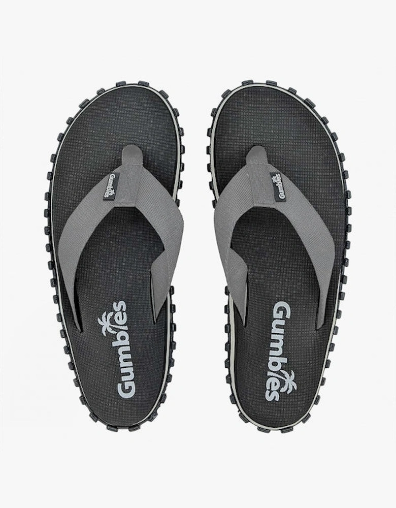 DUCKBILL Unisex Waterproof Flip-Flops Black/Grey