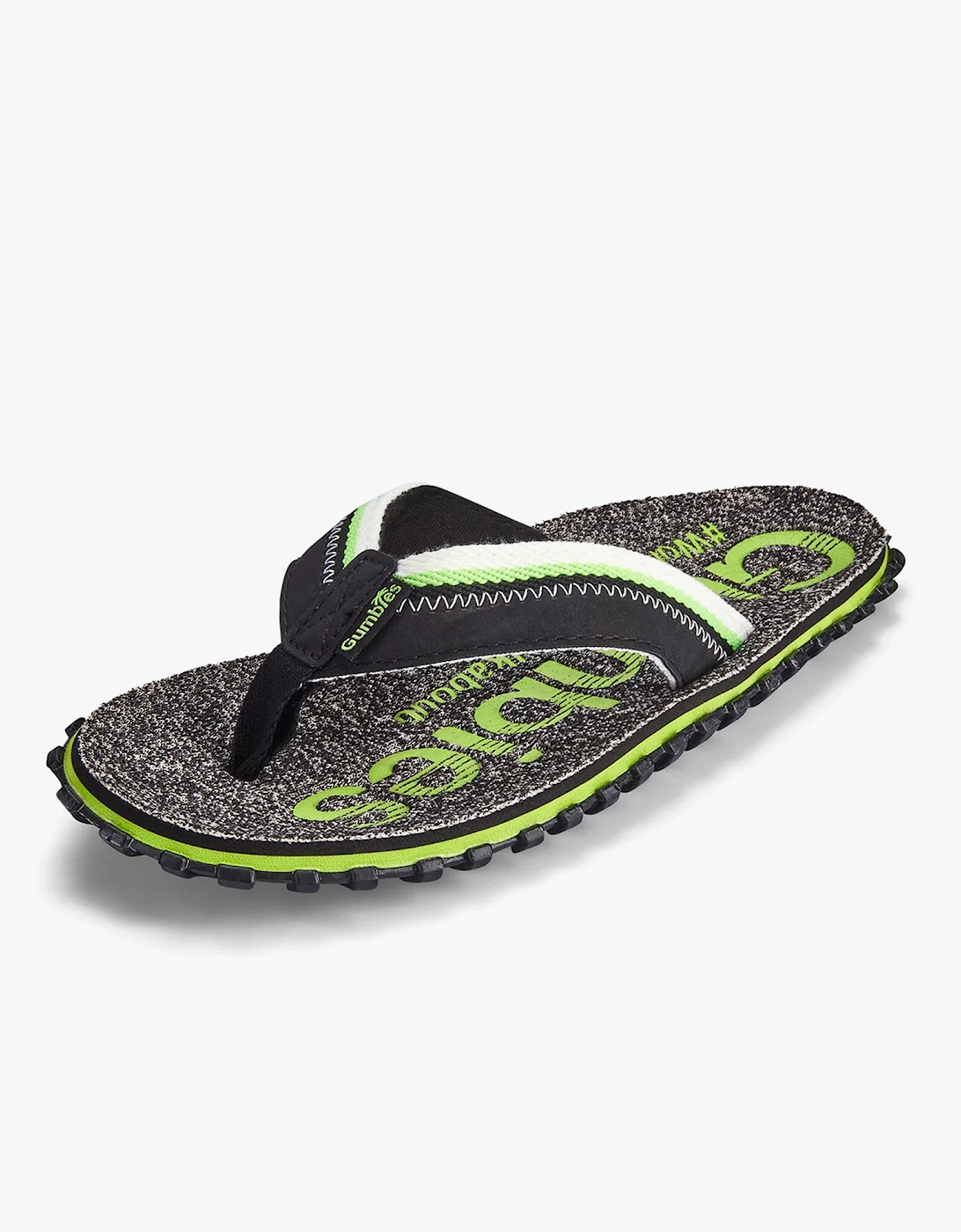 CAIRNS Mens Recycled Flip-Flops Lime, 7 of 6