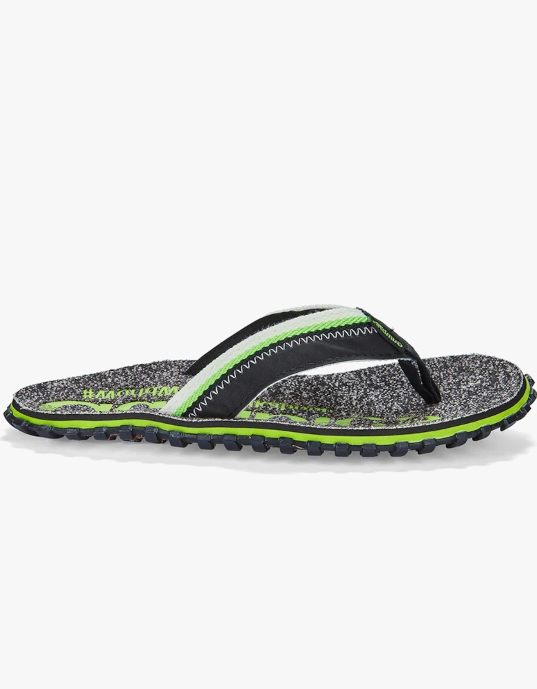 CAIRNS Mens Recycled Flip-Flops Lime