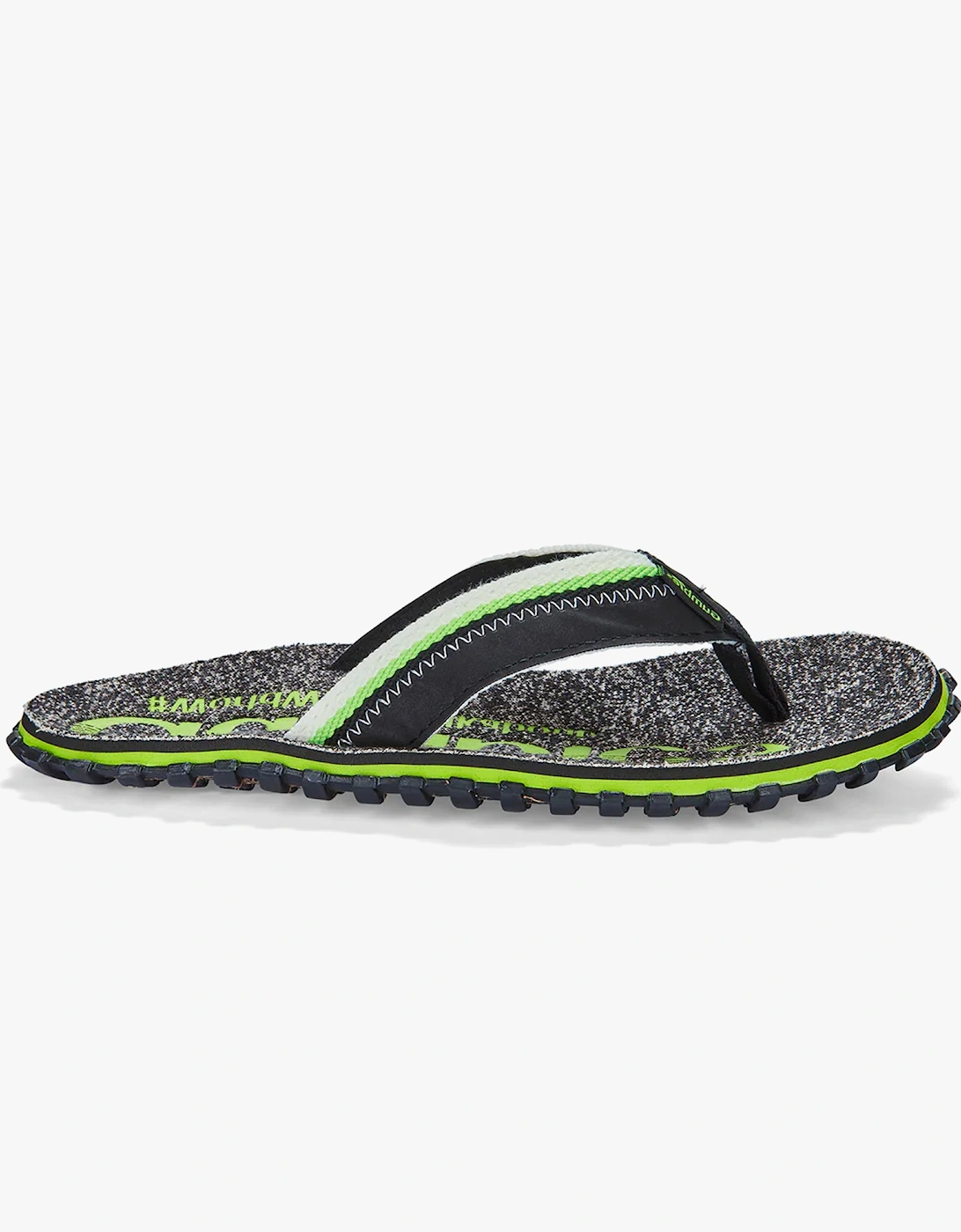 CAIRNS Mens Recycled Flip-Flops Lime
