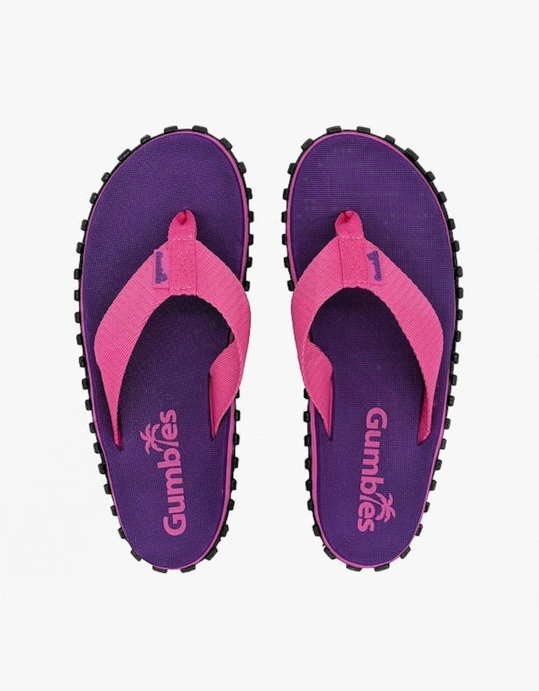 DUCKBILL Womens Waterproof Flip-Flops Purple
