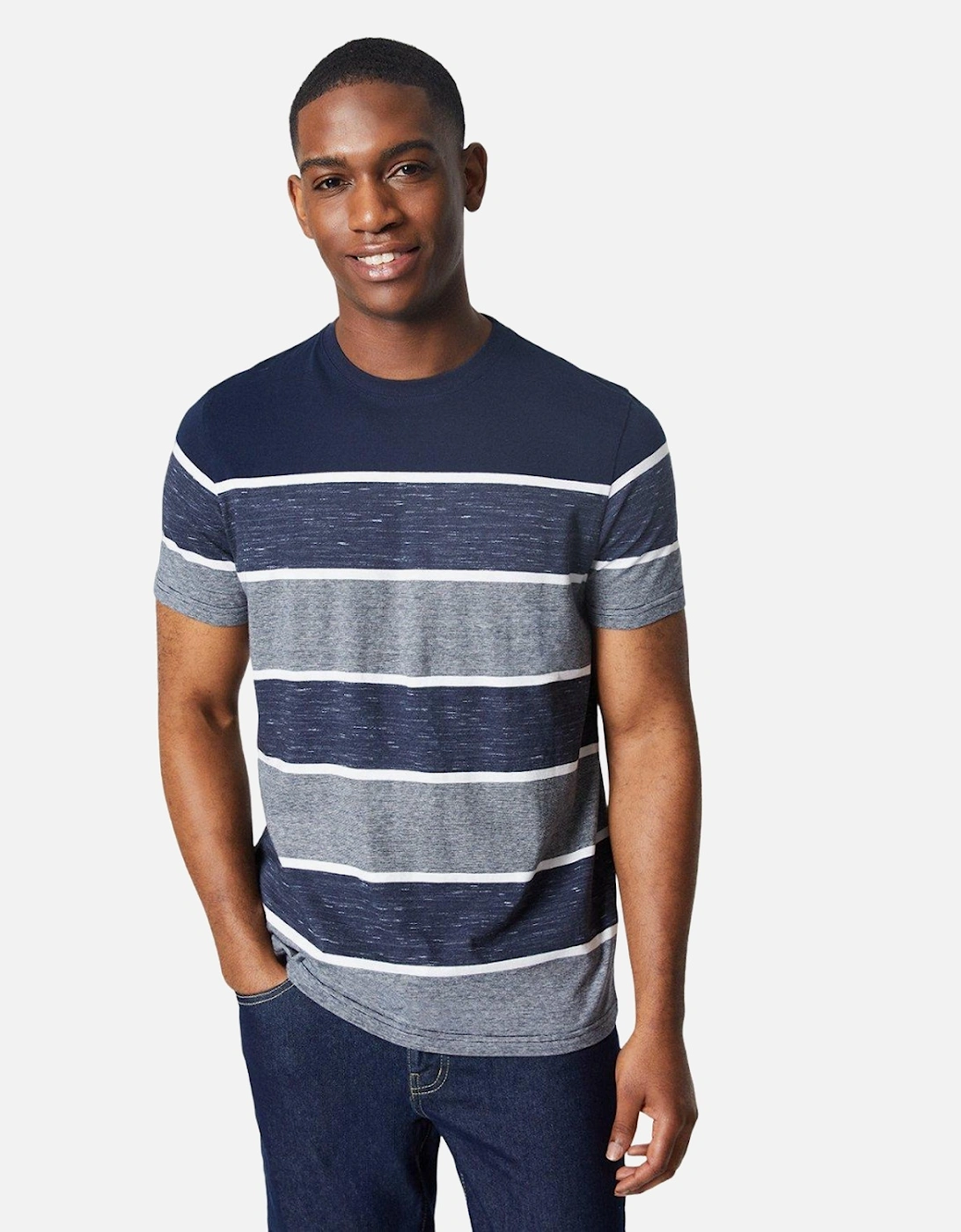 Mens Atlanta Stripe T-Shirt, 4 of 3
