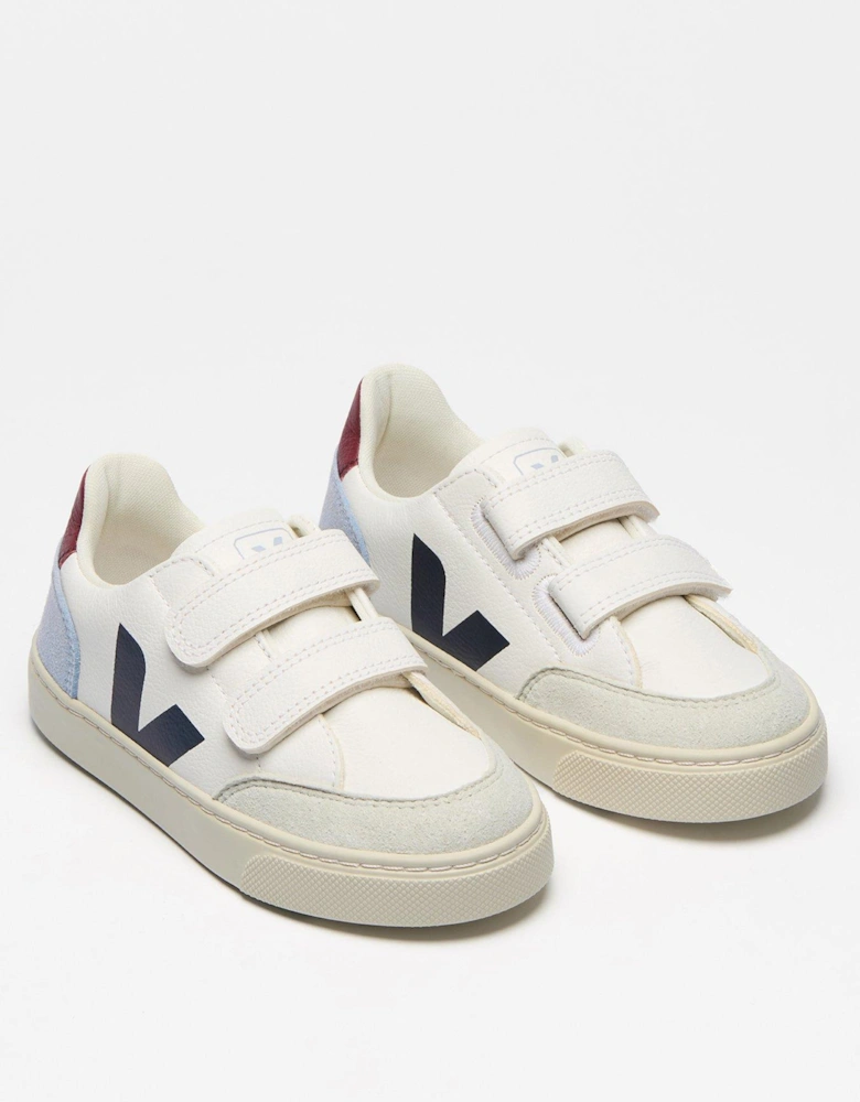 Toddler Small V-12 Trainers - White/Grey
