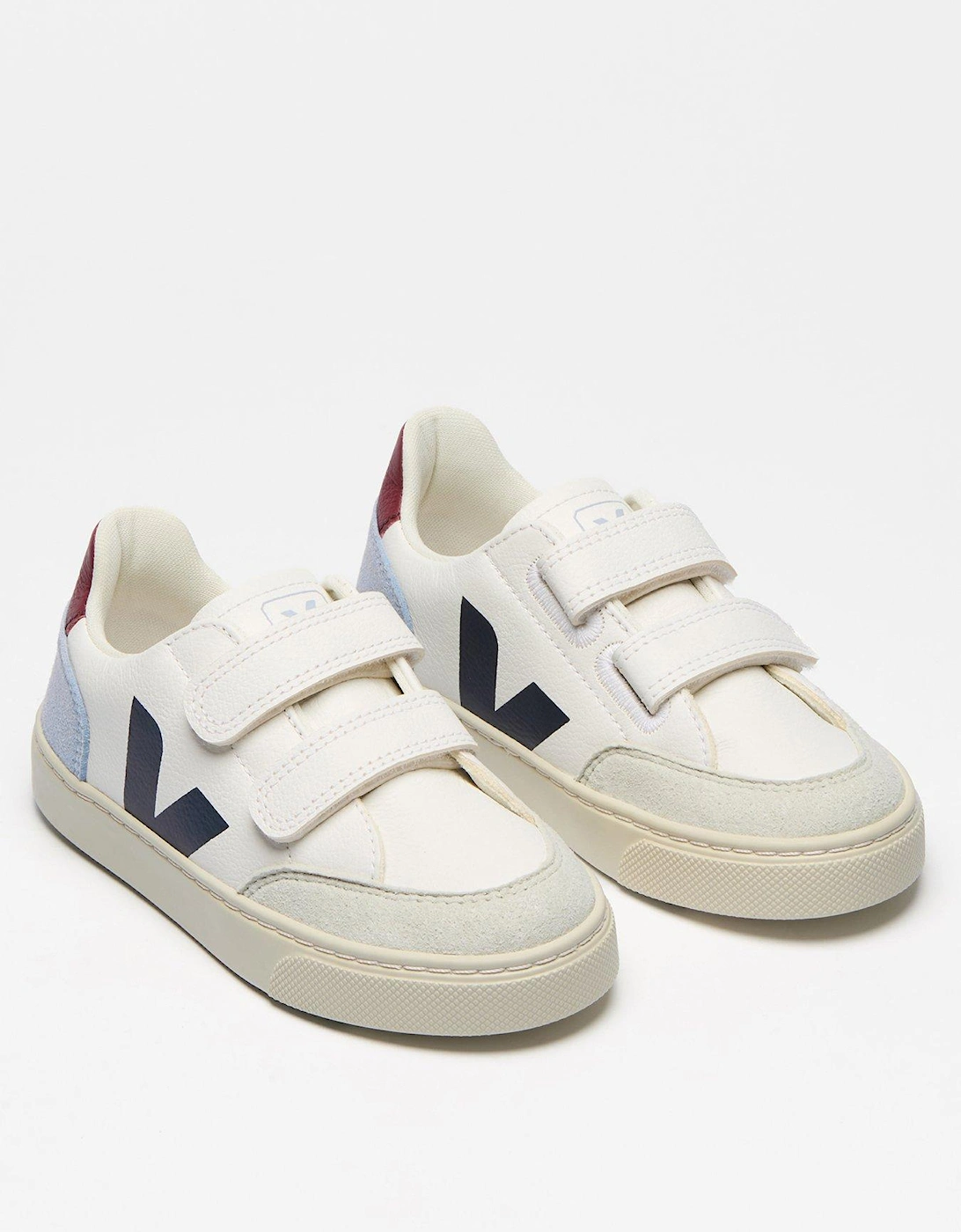 Toddler Small V-12 Trainers - White/Grey