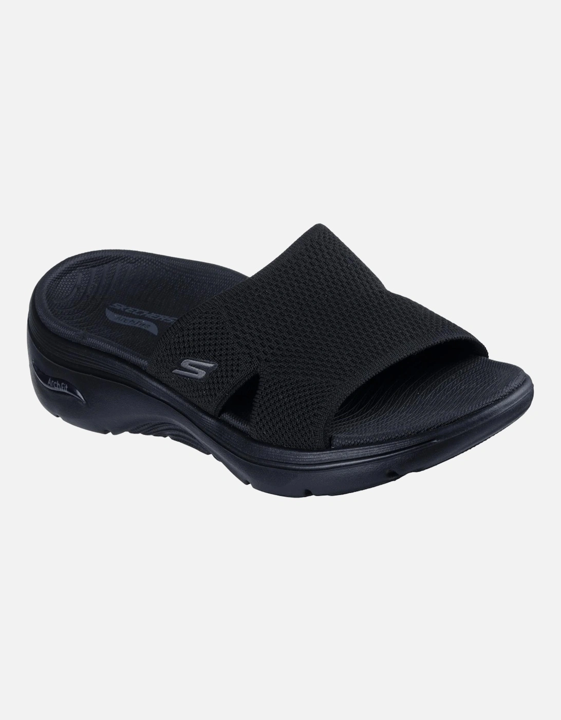Skechers Womens Go Walk Arch Fit 2.0 Slides, 2 of 1