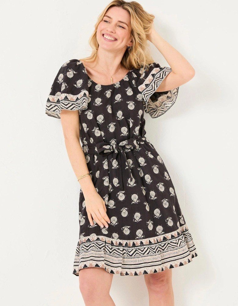 Benny Lino Shell Dress - Black