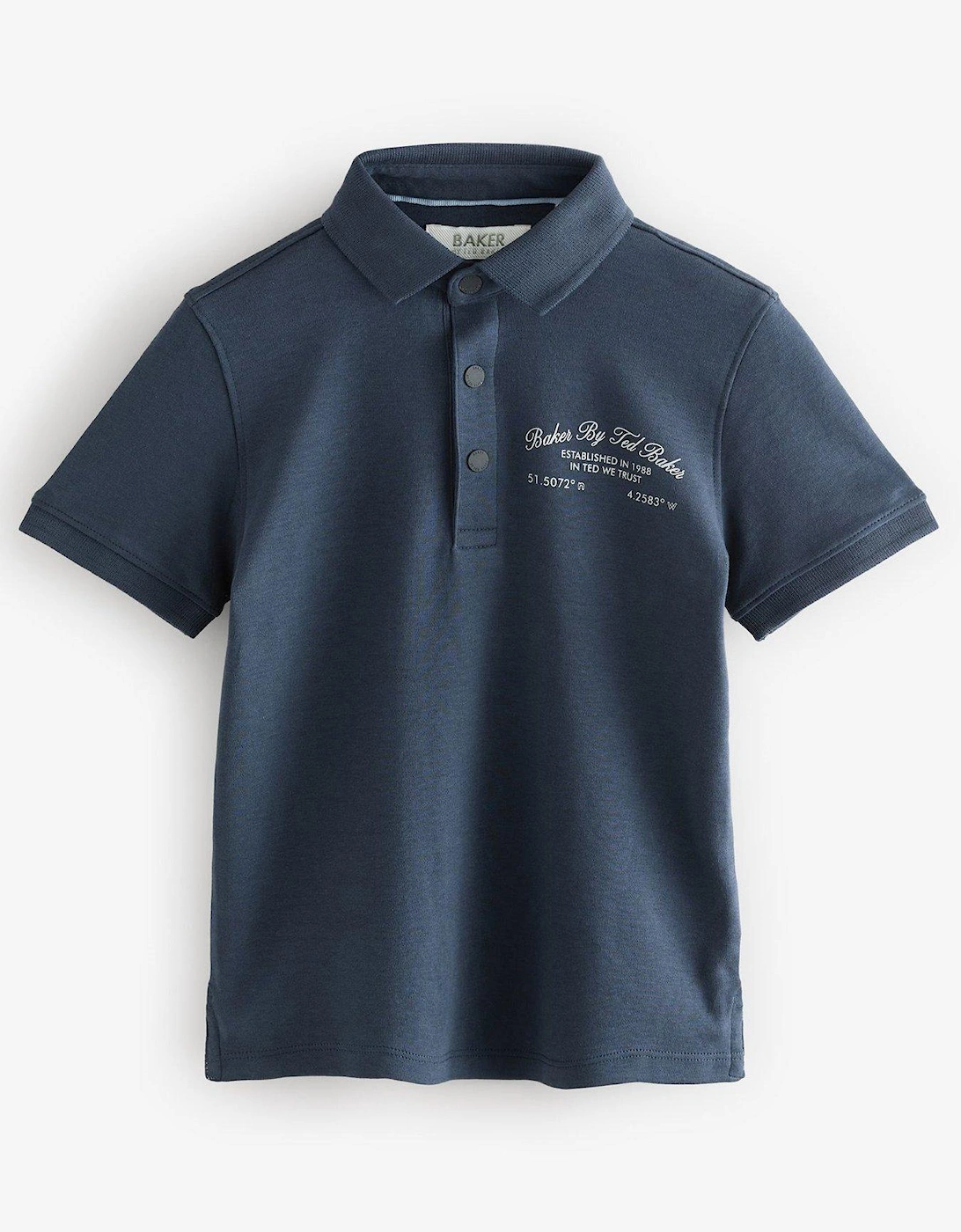 Graphic Polo Shirt - Navy, 2 of 1