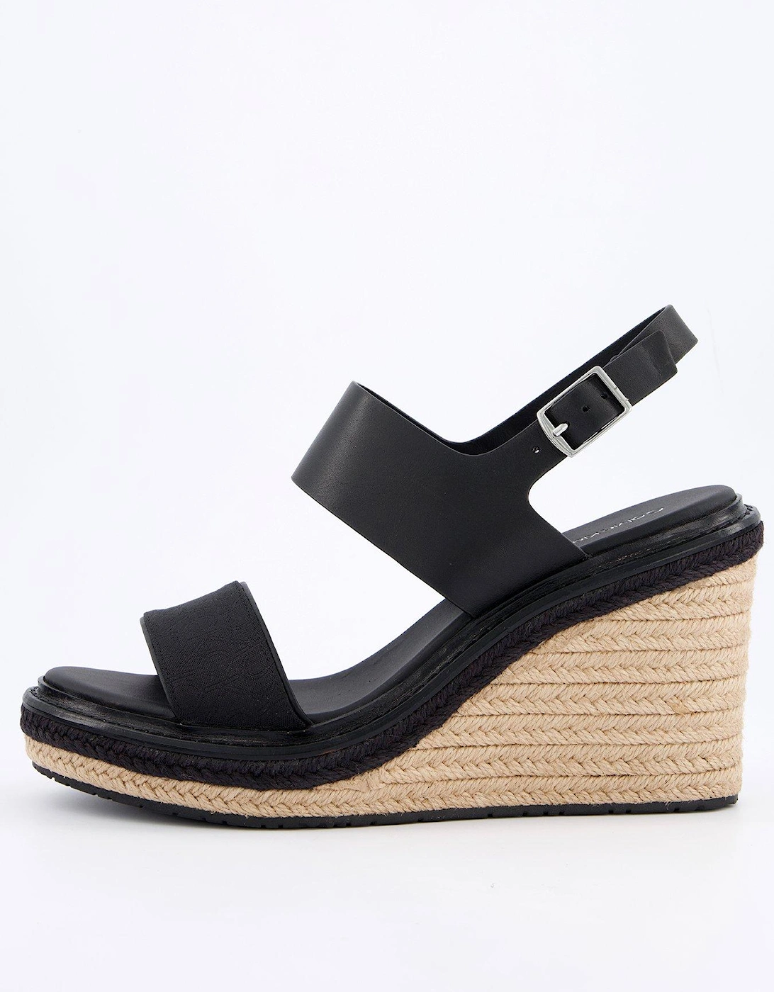 Espadrille Wedge Sandal - Black, 2 of 1