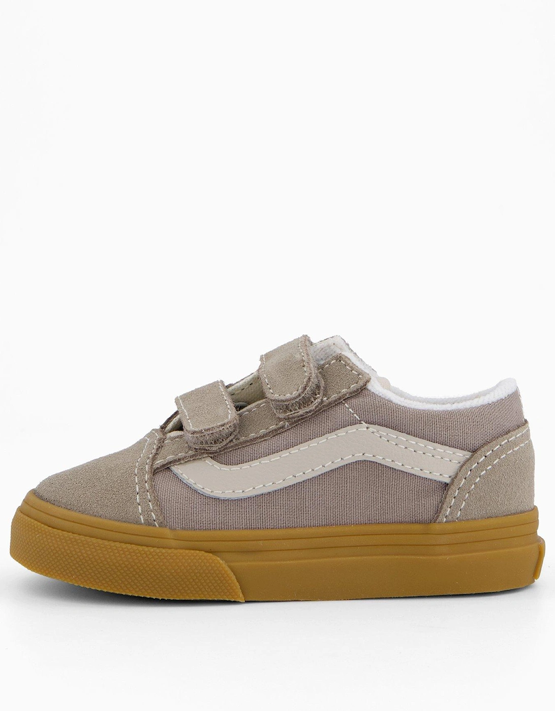 Toddler Old Skool V Trainers - Beige, 2 of 1