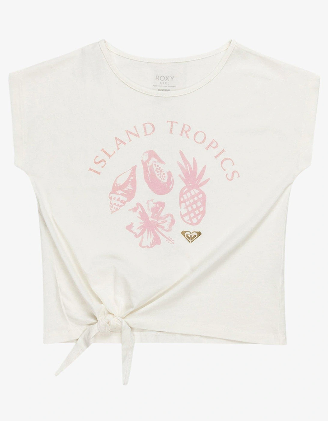 Girls Pura Playa Short Sleeve Top - White, 2 of 1