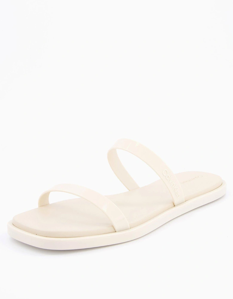 Jelly Double Bar Slide - Grey