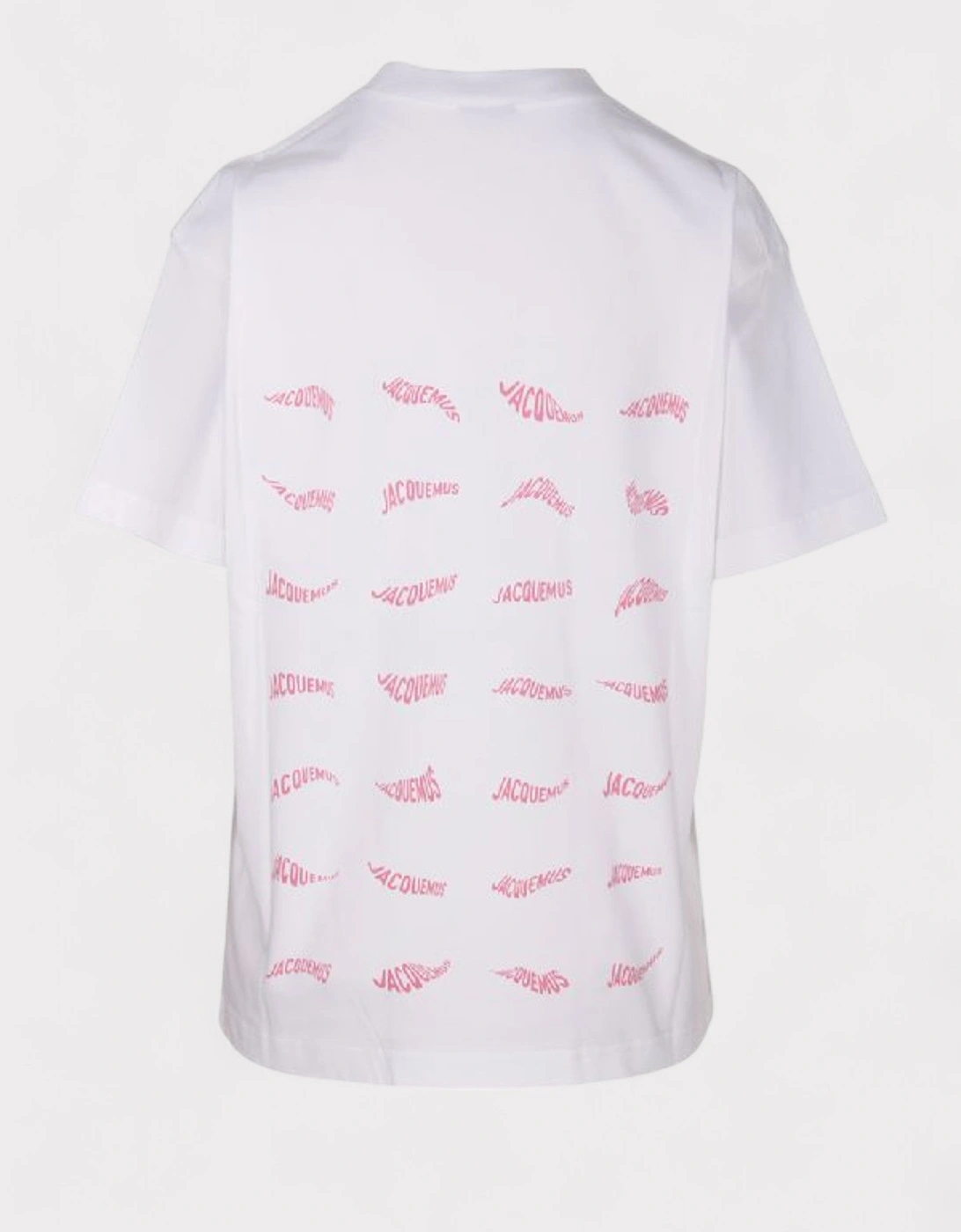 Le T-Shirt Vague Print Logo Wave White