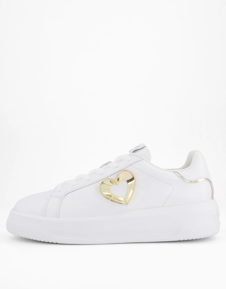 Heart Logo Trainer - White/Platinum