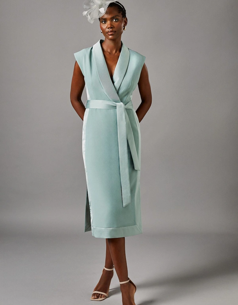 Tux Satin Dress