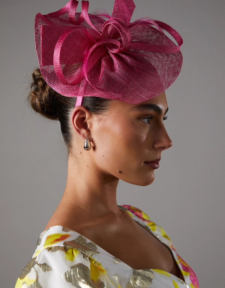Knot Detail Loop Flat Fascinator