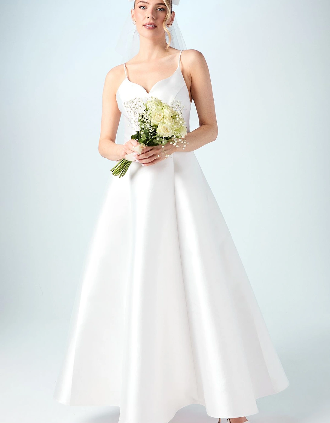 Sweetheart Strappy Full Skirted Wedding Dress, 2 of 1