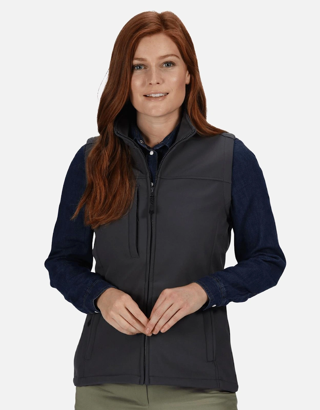 Professional Womens Flux Softshell Gilet, 2 of 1