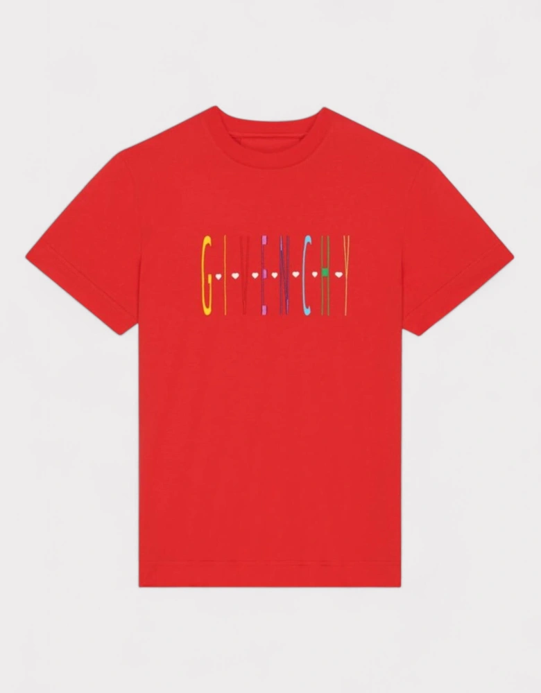 Slim Fit T-Shirt Red