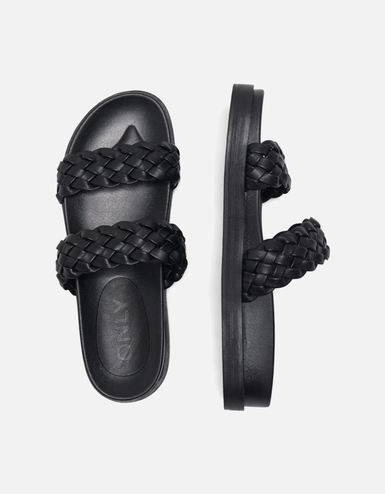 MINNIE-16 Polyurethane Women's Black Sandals