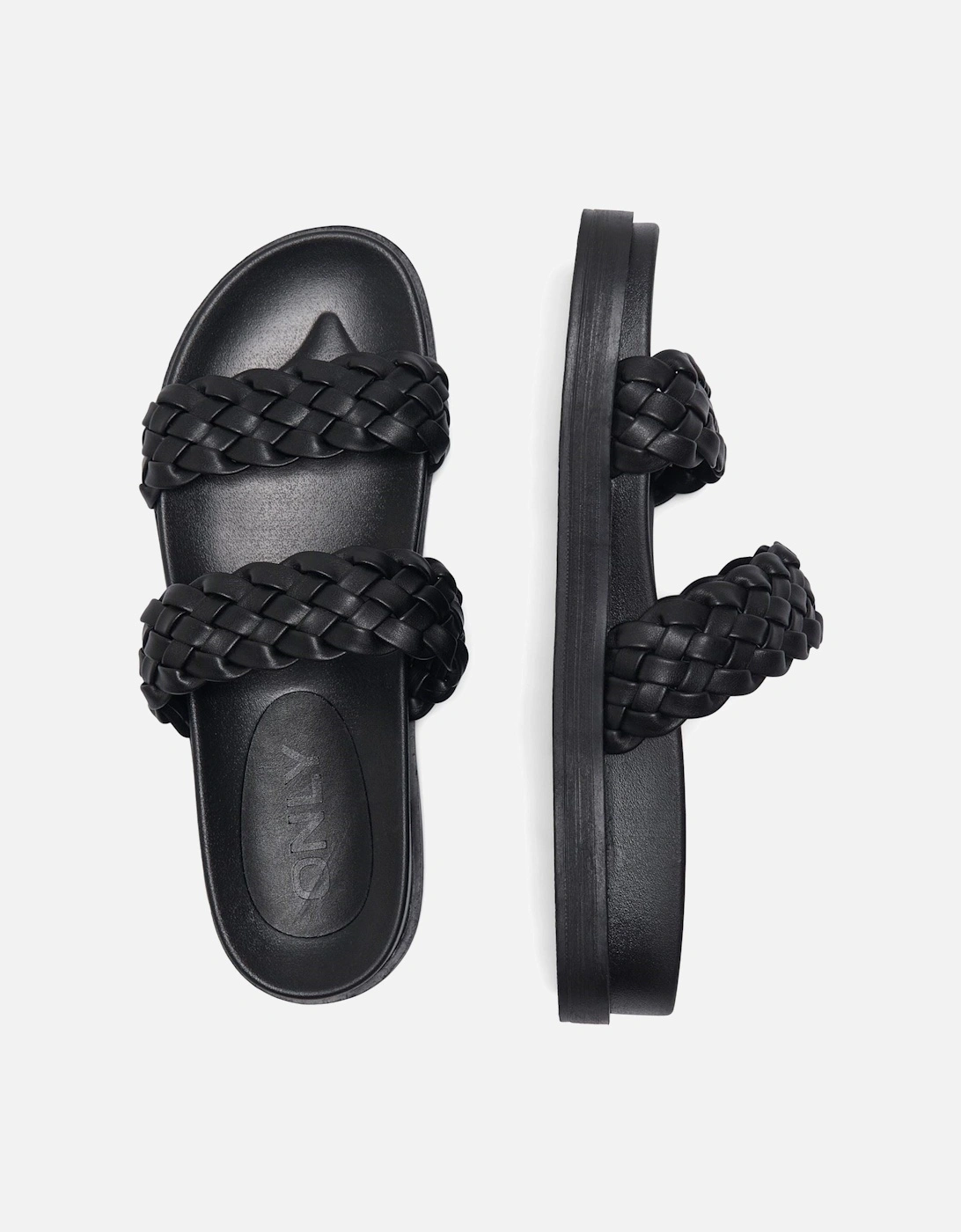 MINNIE-16 Polyurethane Women's Black Sandals