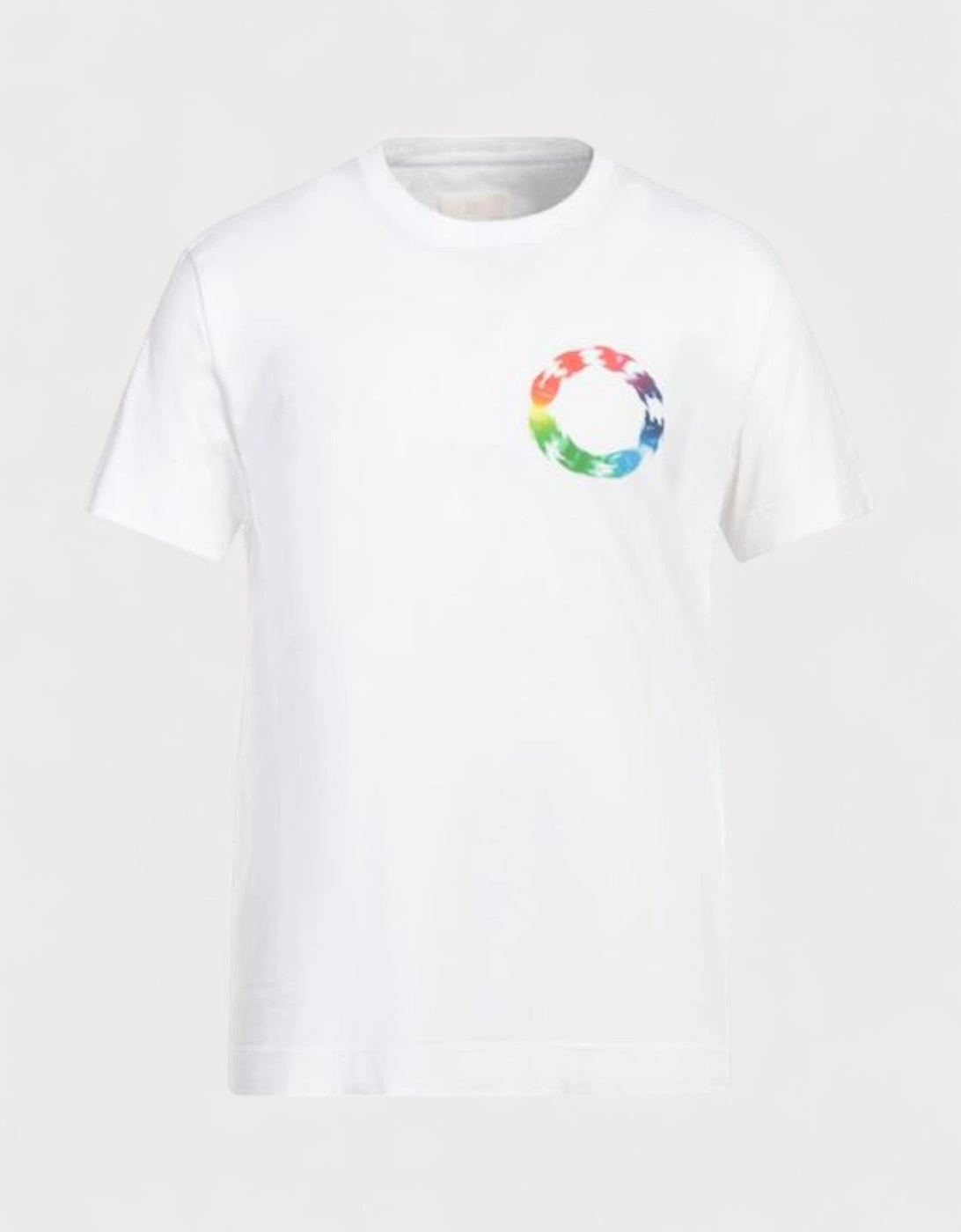 Slim Fit T-Shirt Circle Multi White, 5 of 4