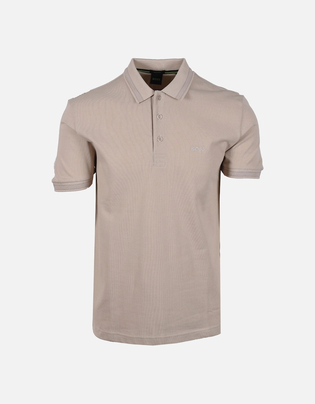 BOSS Green Paddy Polo Shirt Open Beige, 4 of 3