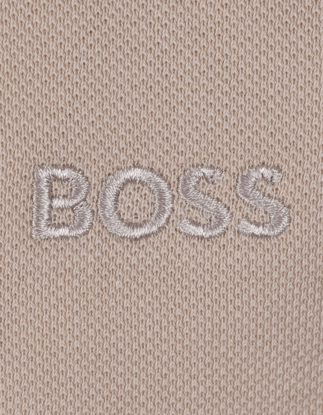 BOSS Green Paddy Polo Shirt Open Beige